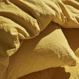 Juego de cama - TODAY - 123668 - 2 personas - 240x220cm - Gasa de algodón lisa - Ocre Juego de cama - TODAY - 123668 - 2 personas - 240x220cm - Gasa de algodón lisa - Ocre