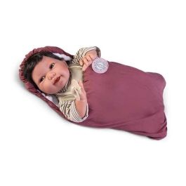 Muñeca recíen nacida pipa exploradora 42 cm cuerpo tela Muñeca recíen nacida pipa exploradora 42 cm cuerpo tela