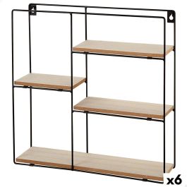 Estantería Max Home Hierro Madera MDF 40 x 40 x 10 cm (6 Unidades) Precio: 61.49999966. SKU: B1EHAAY7JT