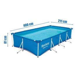 Piscina pool frame 400x211x81cm pvc bestway 56405cb