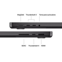 Apple MacBook Pro 14.2" M5 16GB RAM 512GB SSD Negro Espacial