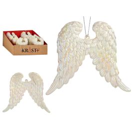 Adorno Árbol Navidad Ala Doble Nácar Krist+ 11x9.5x2 cm (48 Unidades) Precio: 48.50000045. SKU: B198B5SGRB
