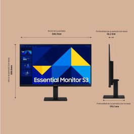Samsung S24D304GAU Monitor Profesional Essential S3 24" Full HD IPS 100Hz 5ms con Modo Juego y Eye Saver