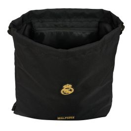 Bolsa Mochila con Cuerdas Real Madrid C.F. Negro 35 x 40 x 1 cm