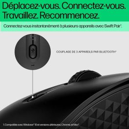 HP 420 Ratón Bluetooth Programable Portátil para 3 Dispositivos y 6 Botones Personalizables