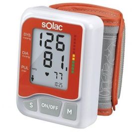 TENSIOMETRO SOLAC TE7800 TENSIOTEK - TENSIÓN / PULSO CARDIACO / ARRITMIAS - 2 USUARIOS X 60 MEDICIONES - 2XAA LR03 - ESTUCHE DE REGALO