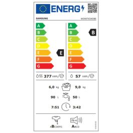 Lavadora - Secadora Samsung WD90T654DBE 9kg / 6kg 1400 rpm Blanco