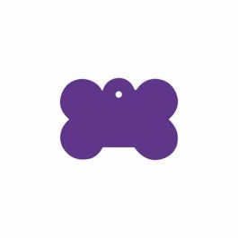 Placa identificativa para collar Imarc Bone Lila