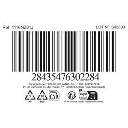 La Mediterranea Plato Llano 25.5 cm Opal Everett (36 Unidades)