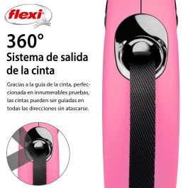 Flexi Correa New Classic Cinta Talla S 5 Metros Color Rosa