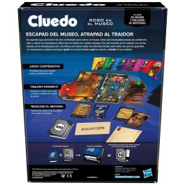 Hasbro Games Cluedo Escape Robo En El Museo F6109 Juego de Mesa Cooperativo de Deducción