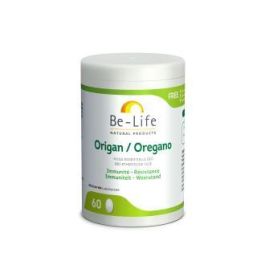 BE-LIFE Aceite Esencial de Orégano Bio 60 Cápsulas Oleoaromáticas (Carvacrol ± 47%) - Apoyo Inmunitario y Antibacteriano Precio: 18.6899999. SKU: B1DFXYP3HM