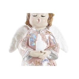 Figura Navidad Fantasia DKD Home Decor Rosa Plateado 5 x 13 x 7 cm (2 Unidades) Figura Navidad Fantasia DKD Home Decor Rosa Plateado 5 x 13 x 7 cm (2 Unidades)