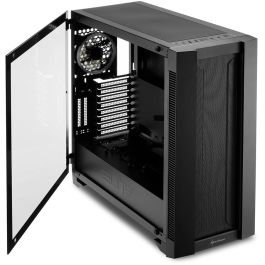 Sharkoon Elite Shark CA200M Caja PC ATX/E-ATX con Cristal Templado Negro