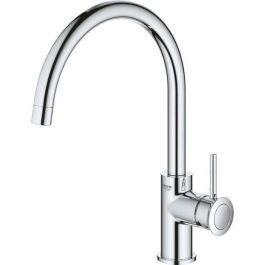 Grohe Grifo Monomando de Fregadero Caño Alto, Ducha Extraíble con 2 Chorros, Giro 360°, Limitador de Flujo