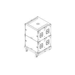 JBLPRO Transportador Vertical 54x87x59 cm