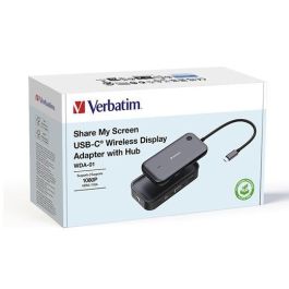 Verbatim Adaptador Pantalla Inalámbrica USB Tipo-C Share My Screen 1080P WDA-02 1xHDMI 1xUSB Precio: 86.49999963. SKU: B1GA74K9Z3