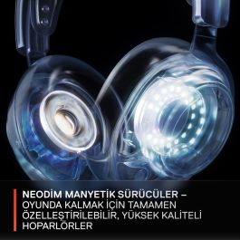 SteelSeries Arctis Nova 7 Wireless - Auriculares Over-Ear con Sonido Espacial 360°