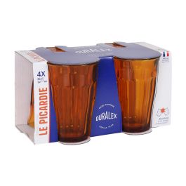 Duralex Set 4 Vasos Picardie 36 cl Ambar 8.8x12.4 cm
