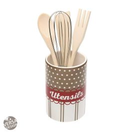 Bote para Utensilios de Cocina Versa Cerámica 10 x 15 x 10 cm Precio: 17.5000001. SKU: B18P3G7669
