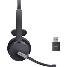 Yealink WH64 Hybrid Mono Teams Auriculares Inalámbricos Bluetooth para Oficina y Centro de Llamadas con Microsoft Teams
