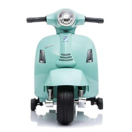Ociotrends Mini Vespa Verde Oliva MP- 6V 4 AH - 1 Motor Infantil Eléctrica con Luces y Sonidos