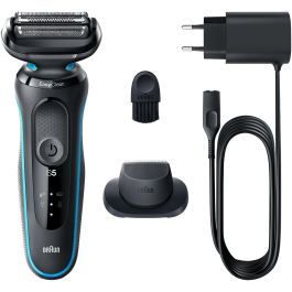 Braun 51-M1200s Rasuradora Serie 5 Láminas AutoSense Wet&Dry con Recortadora y Base de Carga