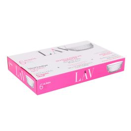 Lav Set de 6 Bols, 12.5 cm de Diámetro, 345 ml de Capacidad, Colección Alinda (8 Cajas)