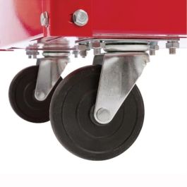 Domac DOM3760040205366 Carro de taller móvil de 3 bandejas para almacenamiento y organización de herramientas, uso particular