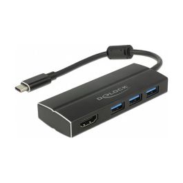 DELOCK 63931 Adaptador USB-C a 3 USB 3.0 + HDMI 4K 30Hz DP Alt Mode Precio: 68.4999997. SKU: B13MCZQDN6