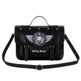 Betty Boop Bolso-Mochila Satchel Motor Love Negro PVC 27 x11,5 x20 cm