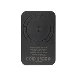 Rivacase Va2603 Powerbank Batería Portátil Magsafe 5000mAh Qi 15W y Carga Rápida 22.5W para iPhone con Anillo Soporte Integrado