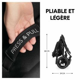 HAUCK HAU4007923148594 Cochecito todoterreno RAPID 3 Air - 3 Ruedas Plegado con una Mano Negro