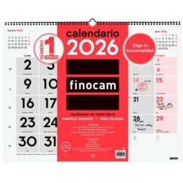 Finocam Calendario de Pared Mixto XL 540x420 mm con Doble Funcionalidad Neutro 2026 Precio: 14.49999991. SKU: B17A7JPWP8