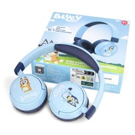 OTL Technologies Auriculares inalámbricos infantiles Bluey | Bluetooth, 85/95dB, 24h batería, plegables