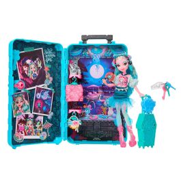 Mattel Muñeca Monster High Skulltimate Secrets Series 7 Lagoona Blue con más de 19 sorpresas