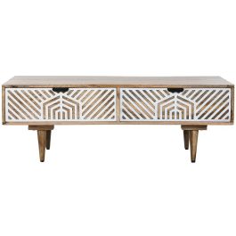 Mesa de Centro Home ESPRIT Blanco Madera de mango 115 x 60 x 40 cm Precio: 251.5900002. SKU: B135LTH59N