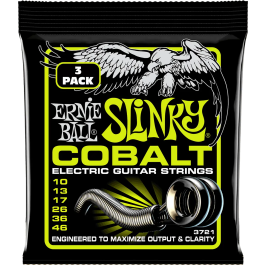 Ernieball Juego Eléctrica S. Cobalt Regular 10-46 Tripack (3)