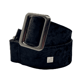 GETM Correa Guitarra Bajo Crushed Velvet Black Nylon Piel Terciopelo Ajustable Negro 165cm