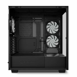 Sharkoon Rebel C60 Caja de Ordenador Midi Tower Negra, Compatible con Fuentes ATX y Espacio para Discos HDD 3.5"/SSD 2.5"