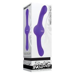 Consolador de Doble Penetración Evolved Our Gyro Vibe Morado Consolador de Doble Penetración Evolved Our Gyro Vibe Morado