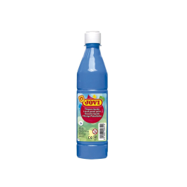 Jovi Témpera Líquida School Azul Cyan Botella 500 mL