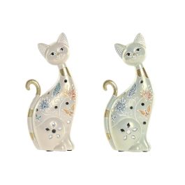 DKD Home Decor Figura de Gato Shabby de Resina Verde Beige 5.5 x 23 x 10 cm (4 Unidades) Precio: 40.49999954. SKU: B18T2Z2TM6