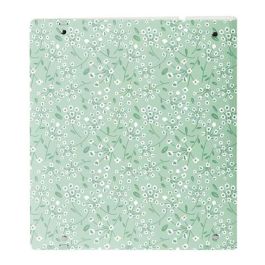 Carpeta Con Recambio Safta Din A4 Cuadro 5 mm Polipropileno Foam 4 Anillas 35 mm Estampados Floral Verde Carpeta Con Recambio Safta Din A4 Cuadro 5 mm Polipropileno Foam 4 Anillas 35 mm Estampados Floral Verde