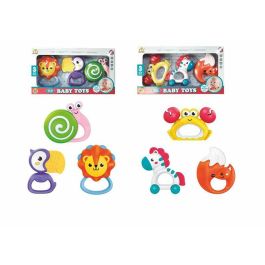 Mordedores animales, loro, león, caracol y cebra, cangrejo, zorro 10cm pack con 3 piezas. - modelos surtidos Precio: 4.88999962. SKU: B16R2WHZ82