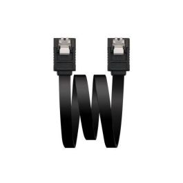 Nanocable Cable Sata Iii Datos 6 Gbp/s con Anclajes Negro 0.5m