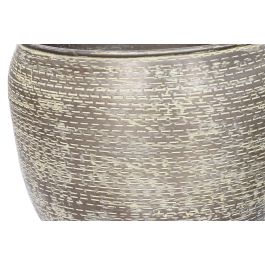 DKD Home Decor Macetero Mundra Verde 39x39x33 cm Set de 4 Hecho a mano