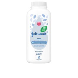 Johnson's Baby BABY NATURAL polvo de talco 200 gr, 99% ingredientes naturales para pieles delicadas