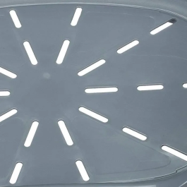 Ferplast Cama Plástico Siesta Deluxe 4 para Perro y Gato Gris