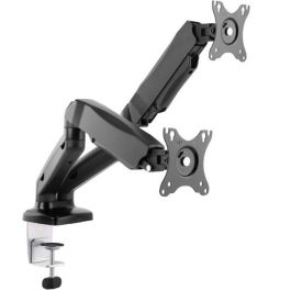 Equip Soporte de Monitor Doble para Pantallas 17 a 32 Pulgadas, Capacidad 9kg, VESA 100x100, con Montaje en Ojal o Abrazadera Precio: 48.50000045. SKU: S7800652